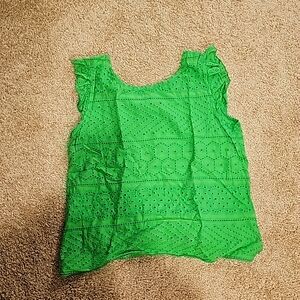 Green button up tshirt